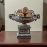 Classic Ashoury Dish with elegant, traditional detailing, displayed as a sophisticated accent piece on a modern tabletop.