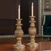 Classic Kora Set Candle Holders with elegant design, adding a touch of timeless sophistication and warm ambiance to home decor.