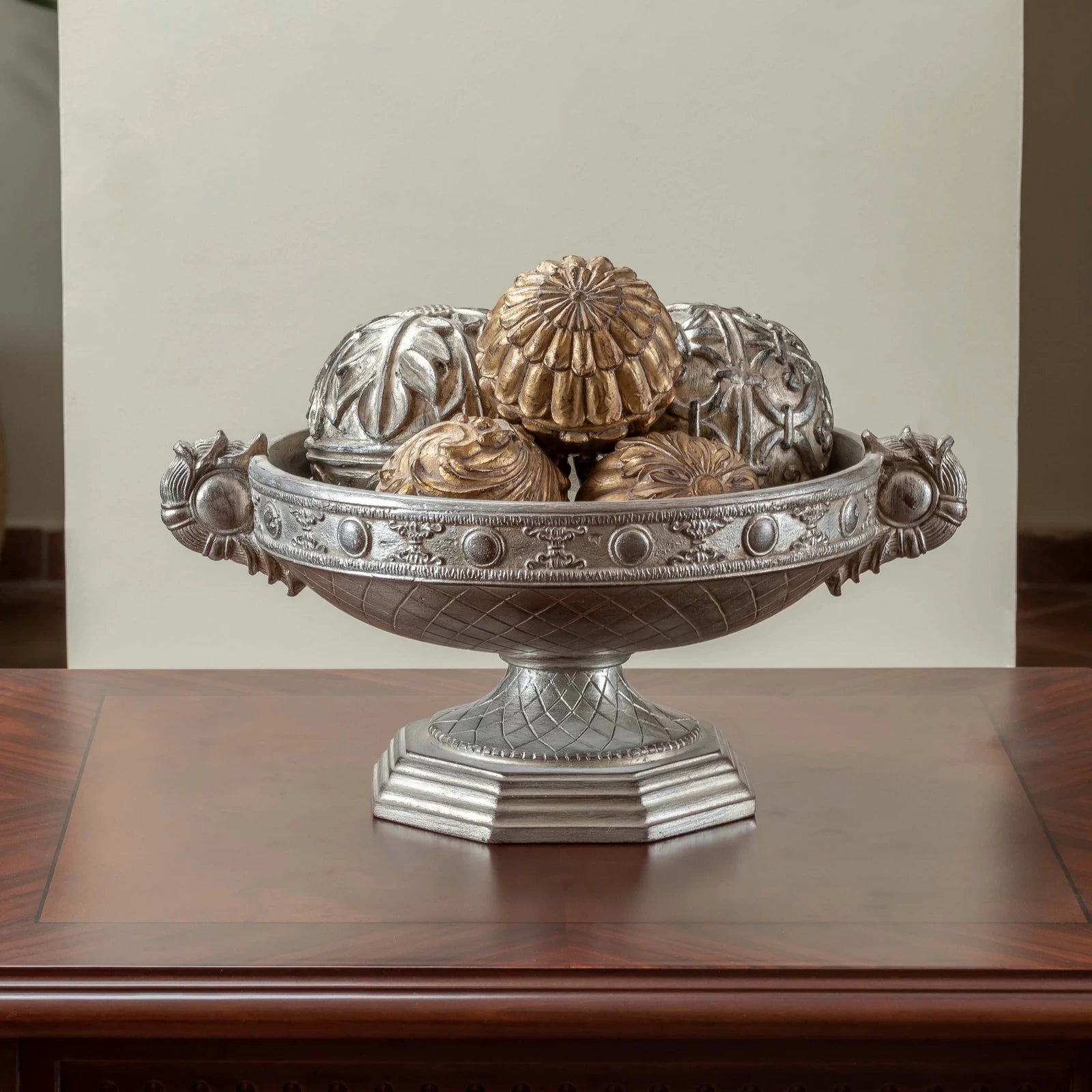 Classic Ashoury Dish S displayed on a tabletop, featuring a sleek, timeless design ideal for elegant home décor arrangements.


