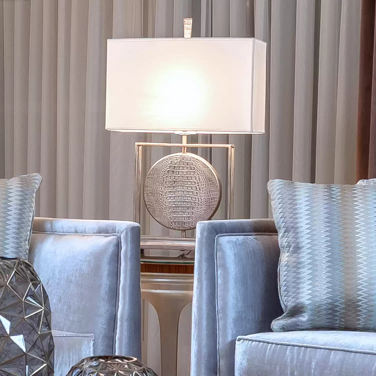 Modern Croco Table Lamp with sleek design, perfect for home decor, available at Daleenz Store.








