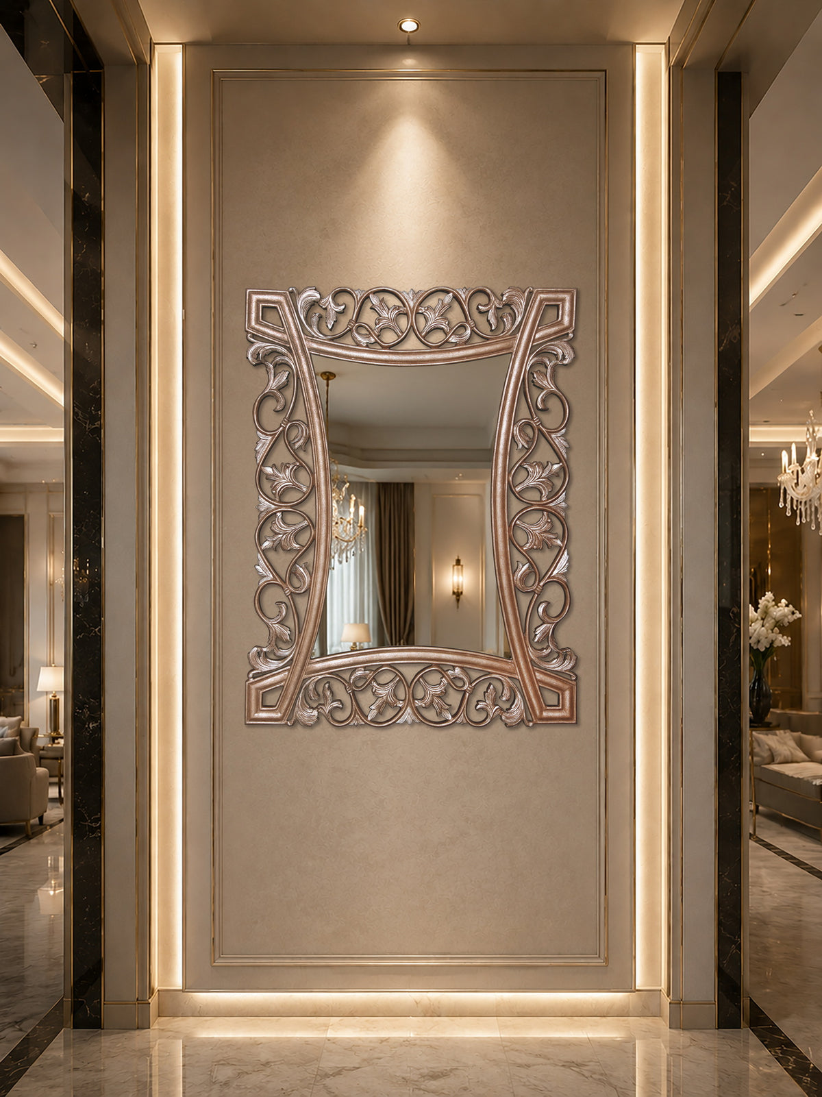 Curvy Small Rec Mirror