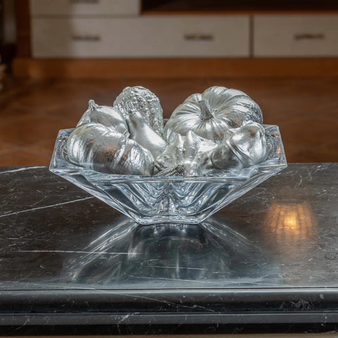 Classic 10-piece decorative fruit set displayed on a table, featuring elegant craftsmanship and vintage-style detailing.

