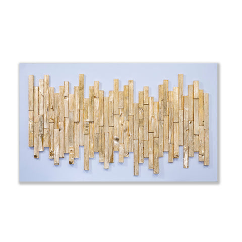 Golden Fingers on White Wall Decor