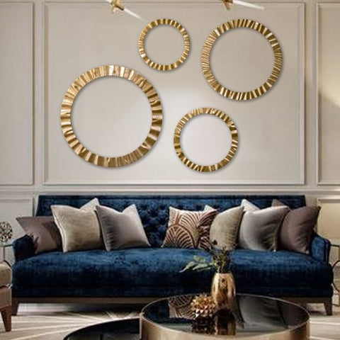 "Modern HARIRY Frames Set of 4 from Daleenz Store featuring clean-lined, coordinated wall frames displayed in a contemporary home setting."

