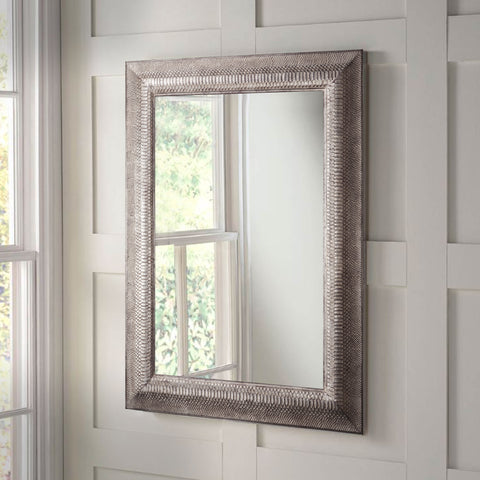 "Modern Hayat Mirror from Daleenz Store featuring a sleek, artistic frame with a contemporary touch, displayed in a stylish modern interior."

