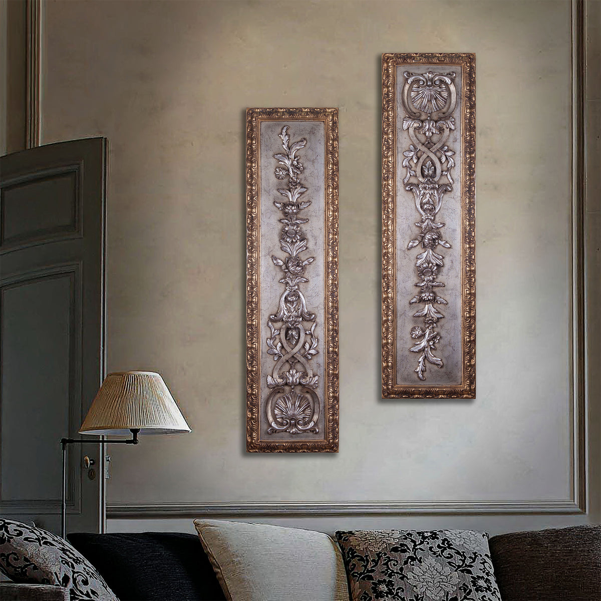 "Kolya Tableaux Wall Decoration from Daleenz Store showcasing a modern abstract design with textured details and a refined, artistic finish on a contemporary wall."

