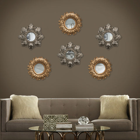 Classic Lylium & Margo Mirrors set with elegant, artistic frames, ideal for adding light, style, and sophistication to home interiors.

