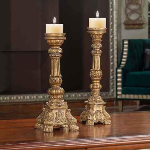 Classic Roumany Candle Holders with elegant design, bringing timeless beauty and a soft, ambient light to your home decor.


