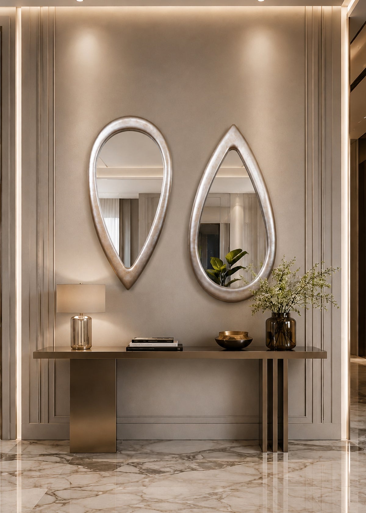 Tear Drop Mirror
