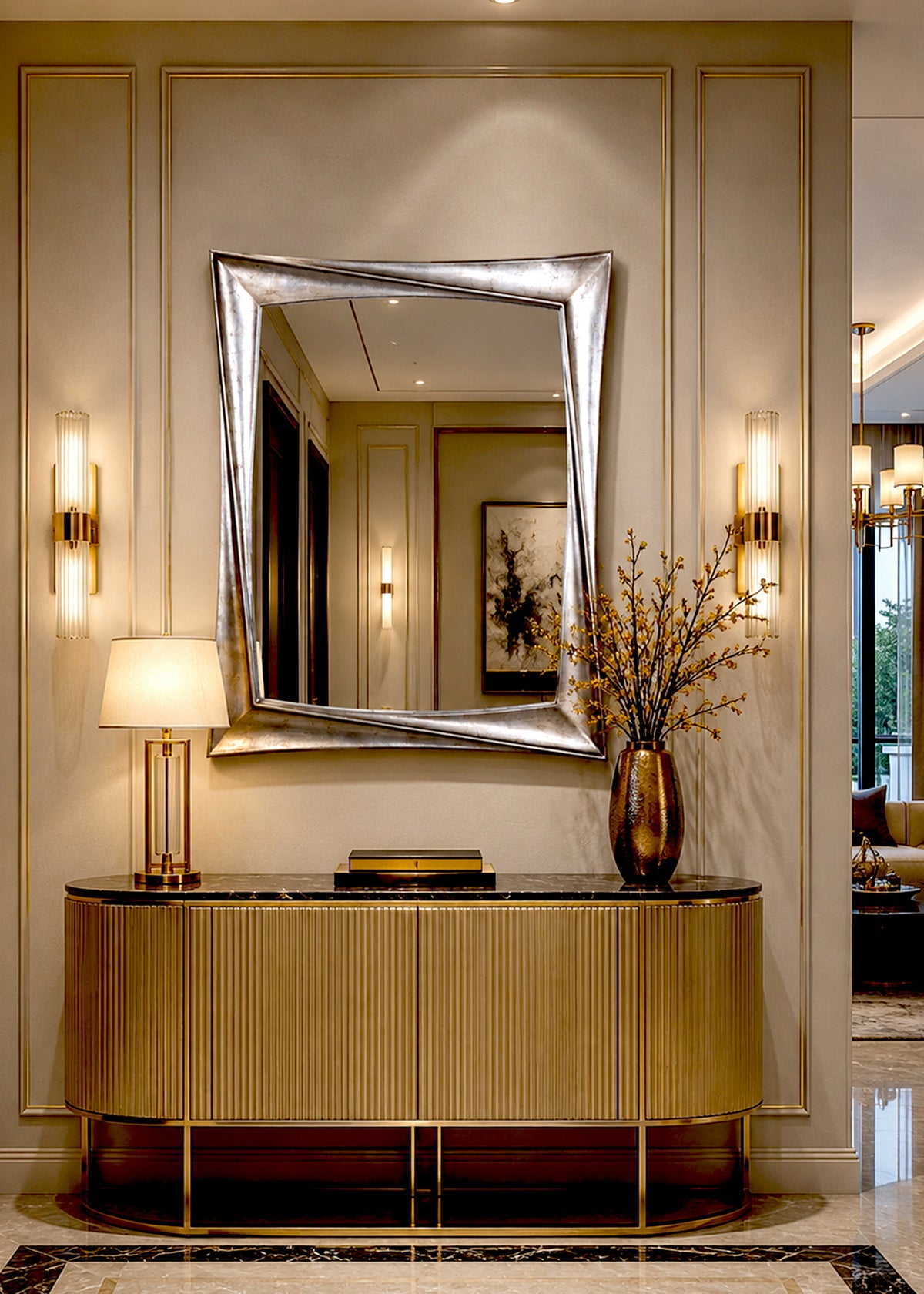 Long  Twist Mirror